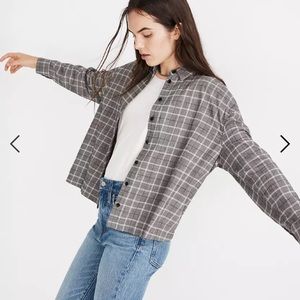 Madewell Westlake Plaid Button Up Shirt